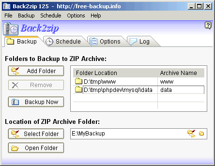 auto folder backup