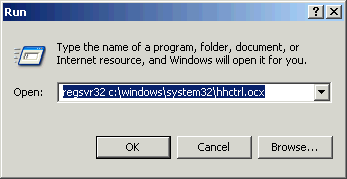 regsvr32 c:\windows\system32\hhctrl.ocx